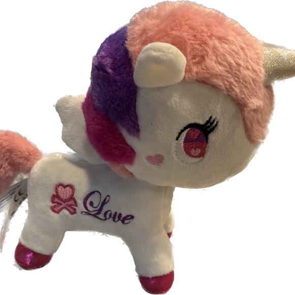 Tokidoki Love Unicorn "LOVE" Plush - Picture 1 of 5